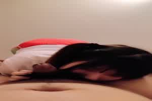 日式甜美女友双马尾肉感圆脸口交  背景图片