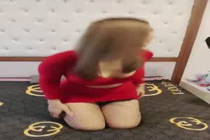 正妹小妹妹红衣大女孩  背景图片