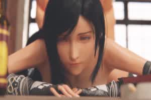 【最终幻想】狂操蒂法毛茸茸的嫩逼  背景图片