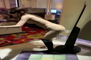 真实调教高冷东方航空空姐02  背景图片