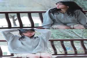 镜后镜前都是顶级女孩  背景图片