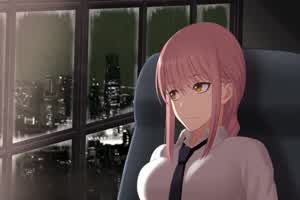 【电锯人】下班办公室疯狂内射真记真玛琪玛  背景图片