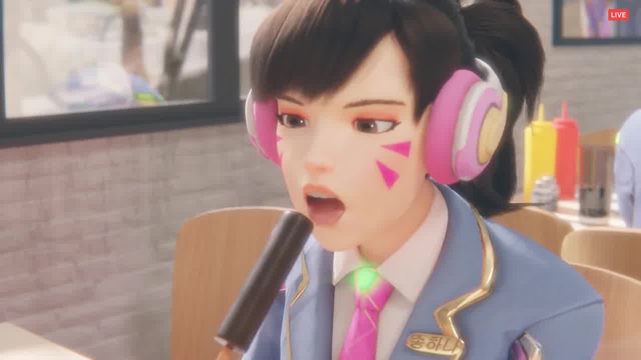  【守望先锋】骗Dva的小嘴吃我的巧克力棒 的剧照7